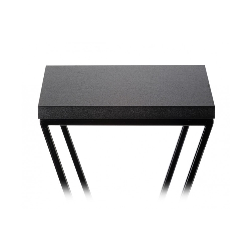 Virágállvány LOFT 100x24 cm fekete