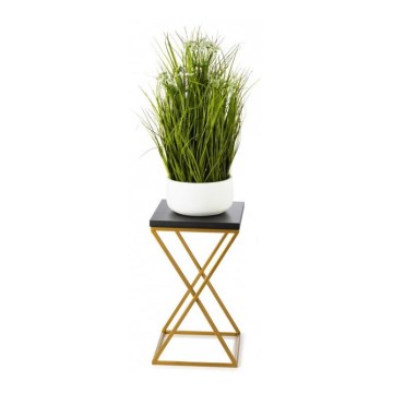 LOFT virágtartó állvány 40x24 cm arany/fekete