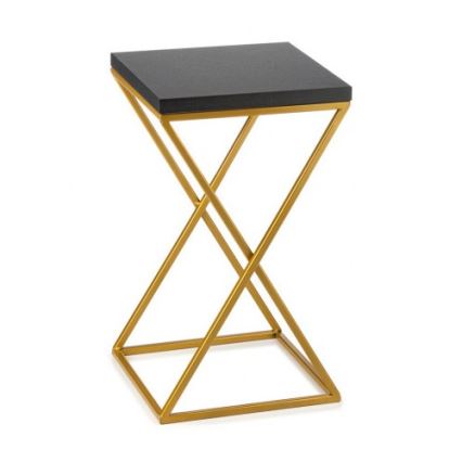 LOFT virágtartó állvány 40x24 cm arany/fekete