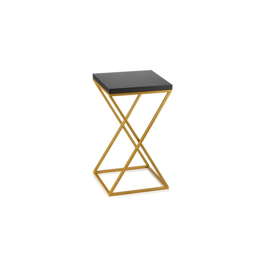 LOFT virágtartó állvány 40x24 cm arany/fekete