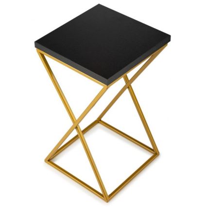 LOFT virágtartó állvány 40x24 cm arany/fekete