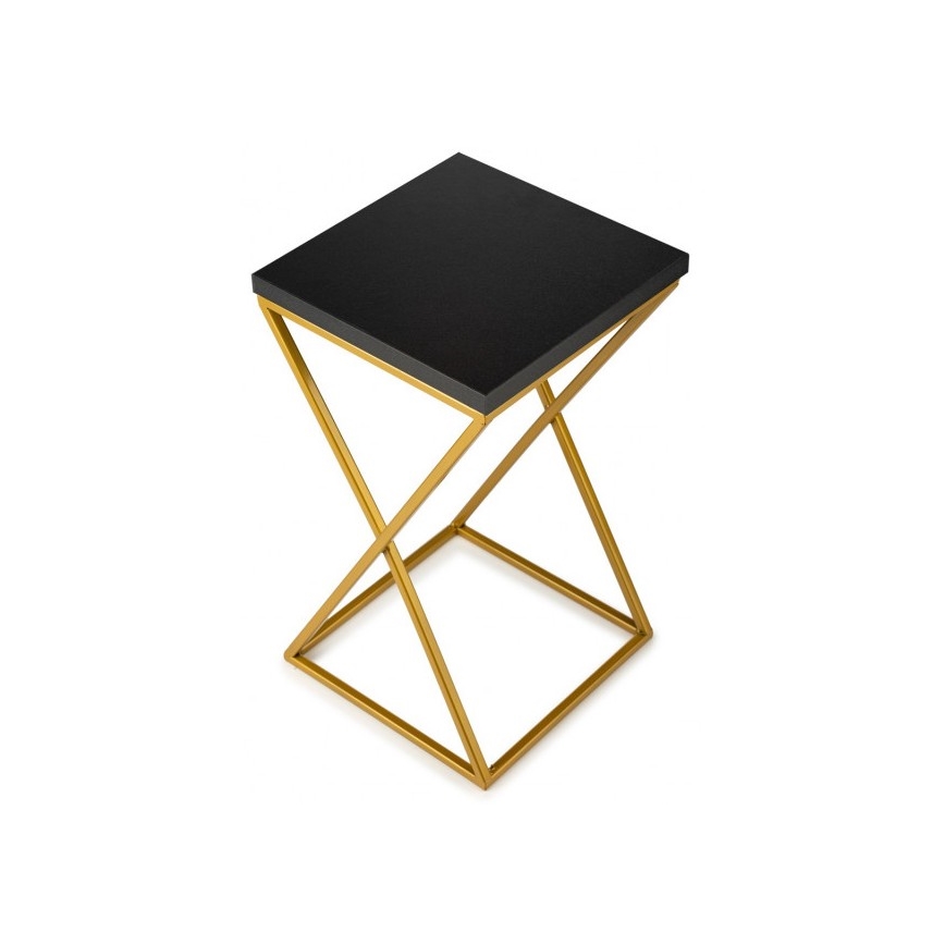 LOFT virágtartó állvány 40x24 cm arany/fekete