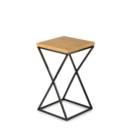 Virágállvány LOFT 40x24 cm fekete/barna