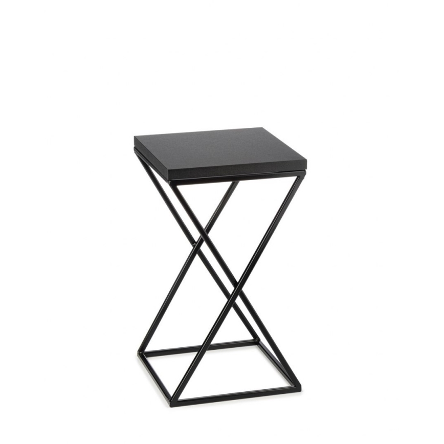 Virágállvány LOFT 40x24 cm fekete