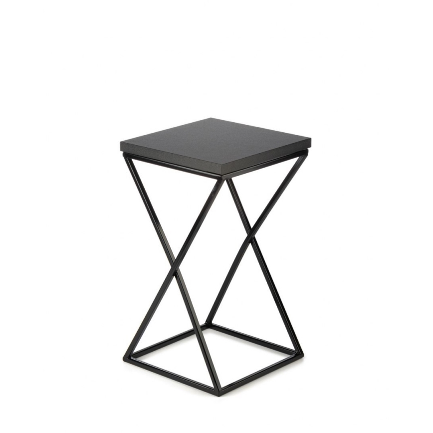 Virágállvány LOFT 40x24 cm fekete