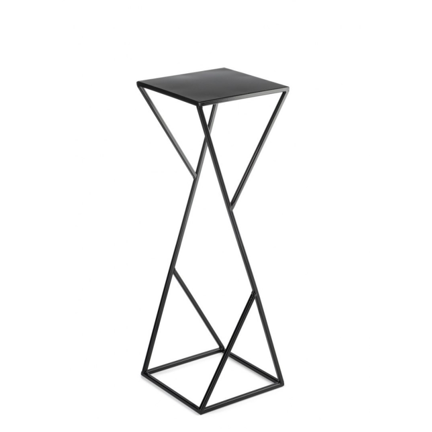 Virágállvány LOFT 70x23,5 cm fekete