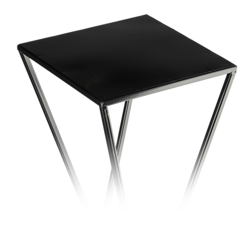 Virágállvány LOFT 70x23,5 cm fekete