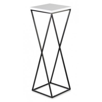 Virágállvány LOFT 70x24 cm fekete/fehér