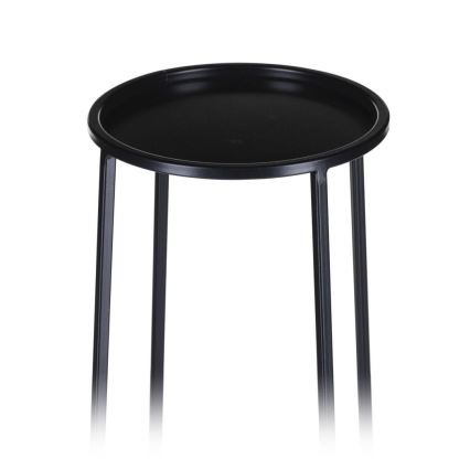 Virágállvány LOFT 70x24 cm fekete