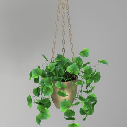 Lógó virágcserép 155x17 cm arany