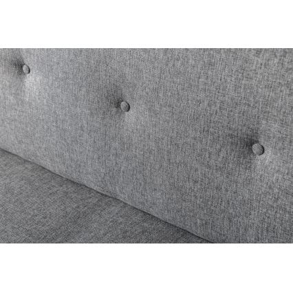 LOKO kétüléses kanapé, világosszürke