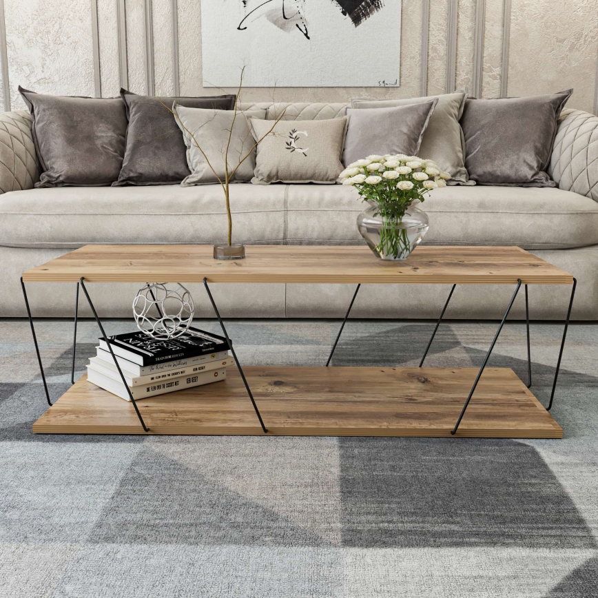 LOLA dohányzóasztal, fenyő