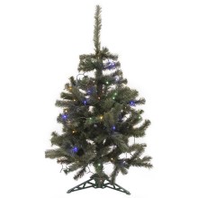 LONY Karácsonyfa LED világítással 120 cm
