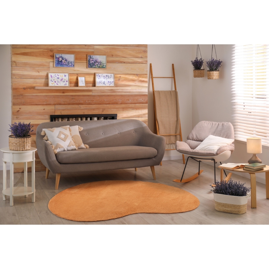 LOREN csúszásgátló szőnyeg 160x230 cm narancssárga