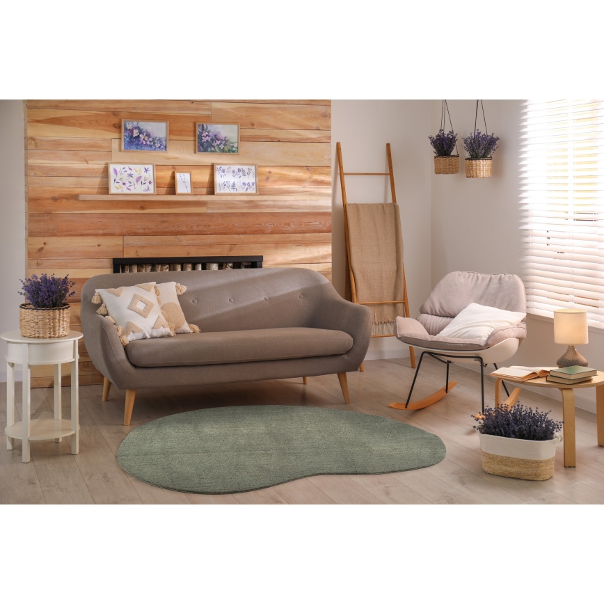 LOREN csúszásgátló szőnyeg 160×230 cm, sötétzöld