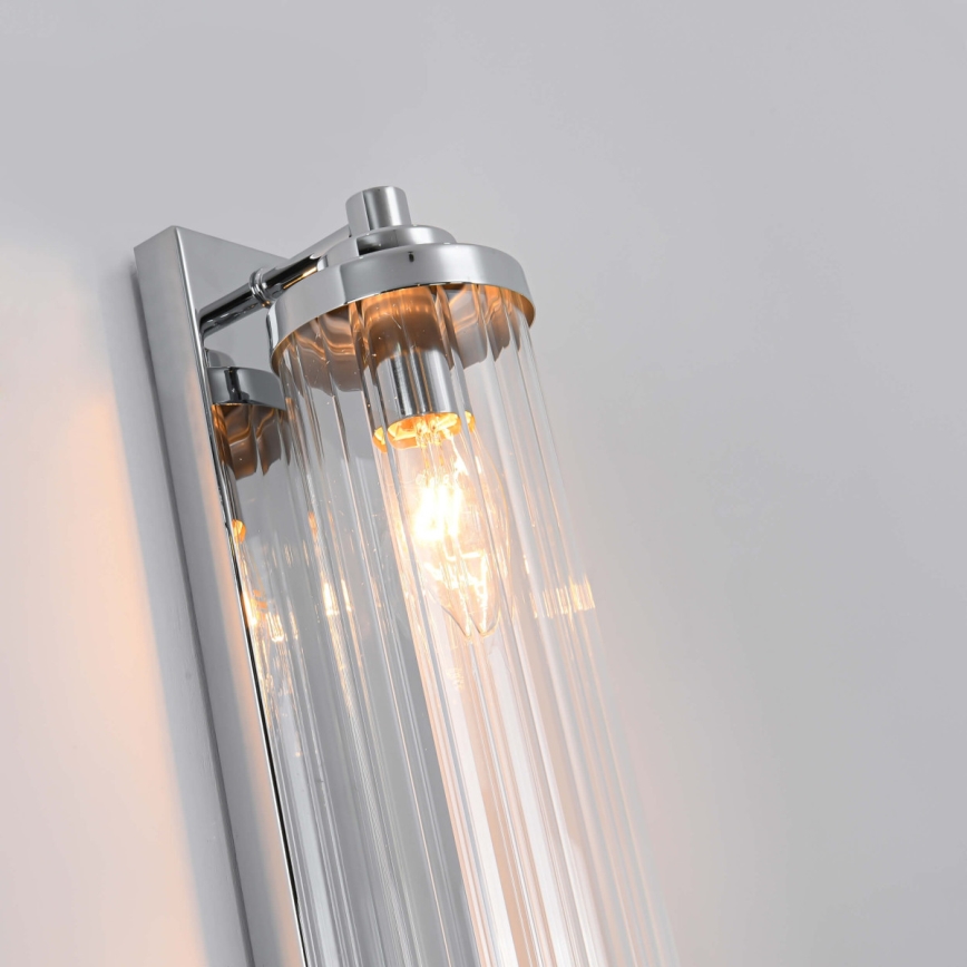 LORENZO fali lámpatest 2×E14/40W/230V, fényes króm