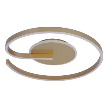 LORENZO LED mennyezeti lámpa LED/22W/230V, átm. 50 cm, arany