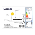 Lucande - LED Dimmelhető csillár zsinóron EBBA 5xLED/5W/230V