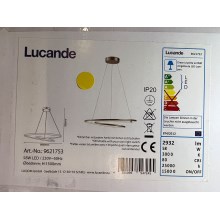 Lucande - LED Dimmelhető csillár zsinóron MIRASU LED/58W/230V