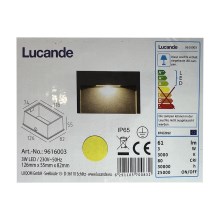 Lucande - LED Kültéri beépített lámpa MITJA LED/3W/230V IP65