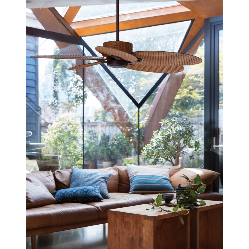 Lucci air 210295 - Mennyezeti ventilátor FIJIAN barna