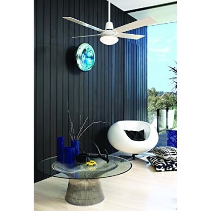 Lucci Air 210339 - Mennyezeti ventilátor AIRFUSION QUEST 1xE27/60W/230V fehér/fa + távirányító