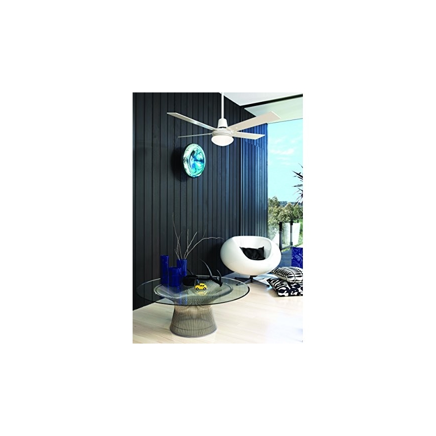 Lucci Air 210339 - Mennyezeti ventilátor AIRFUSION QUEST 1xE27/60W/230V fehér/fa + távirányító