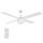 Lucci Air 210339 - Mennyezeti ventilátor AIRFUSION QUEST 1xE27/60W/230V fehér/barna + távirányító