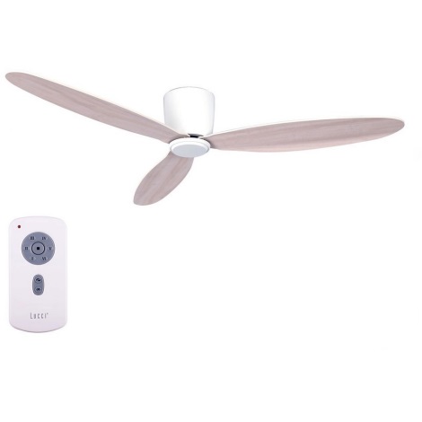 Lucci air 210518 - Mennyezeti ventilátor AIRFUSION RADAR fehér/fa + távirányító