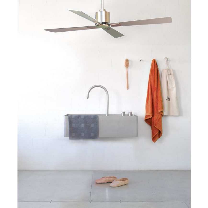 Lucci Air 210520 - Mennyezeti ventilátor AIRFUSION CLIMATE fa/matt króm + távirányító