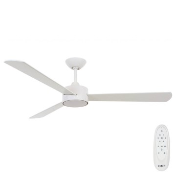 Lucci air 210640 - Mennyezeti ventilátor AIRFUSION CLIMATE III fehér/fa + távirányító