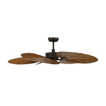 Lucci Air 21065549 - BALI mennyezeti ventilátor 132 cm átmérő, barna + távirányító