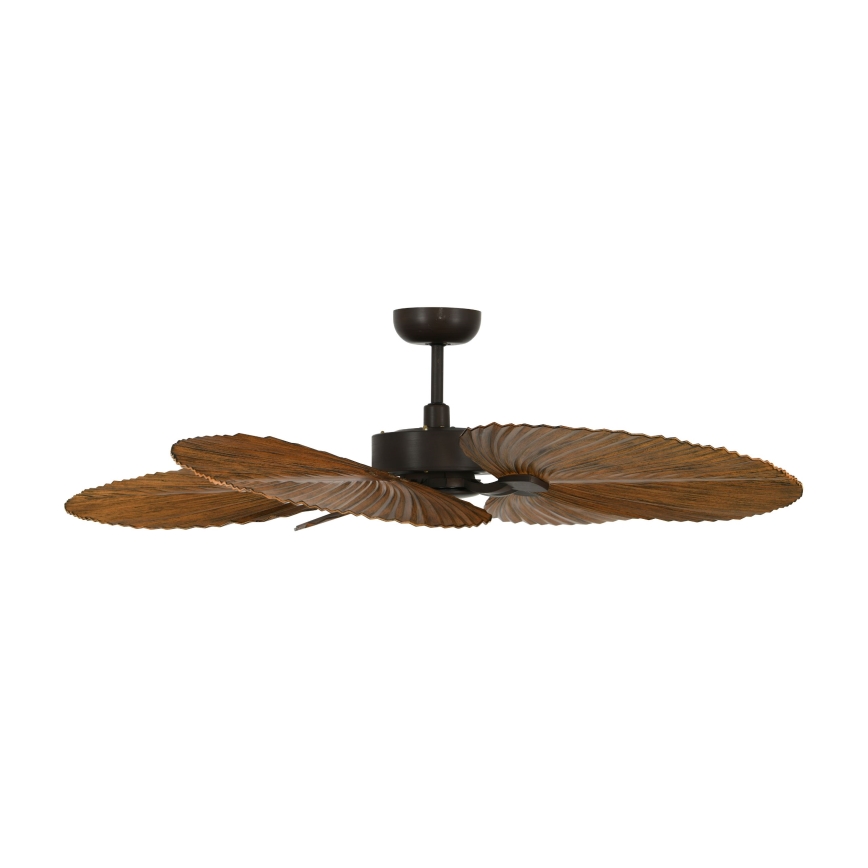 Lucci Air 21065549 - BALI mennyezeti ventilátor 132 cm átmérő, barna + távirányító