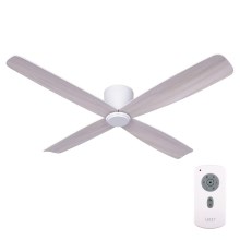 Lucci air 210986 - Mennyezeti ventilátor FRASER fehér/fa