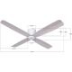 Lucci air 210986 - Mennyezeti ventilátor FRASER fehér/fa + távirányító