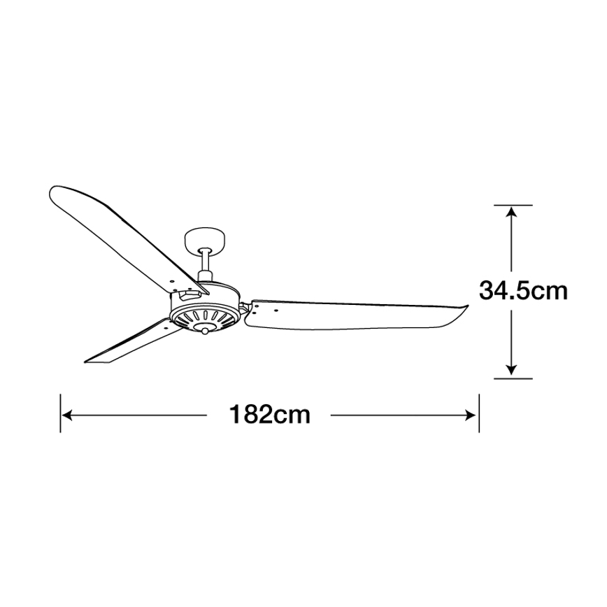 Lucci Air 211022 – Mennyezeti Ventilátor AIRFUSION CAROLINA Barna