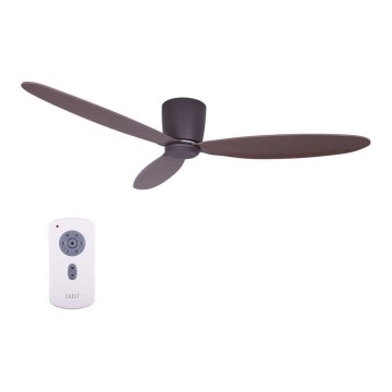Lucci air 212883 - Mennyezeti ventilátor AIRFUSION RADAR fa/barna, átm. 132 cm + távirányítóval