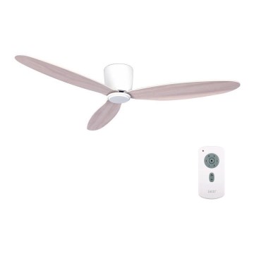 Lucci Air 212885 - Mennyezeti ventilátor AIRFUSION RADAR fa/fehér/beige + távirányító