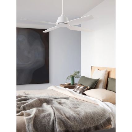 Lucci Air 212991 - ARIA mennyezeti ventilátor, átmérő 122 cm, fehér + távirányító