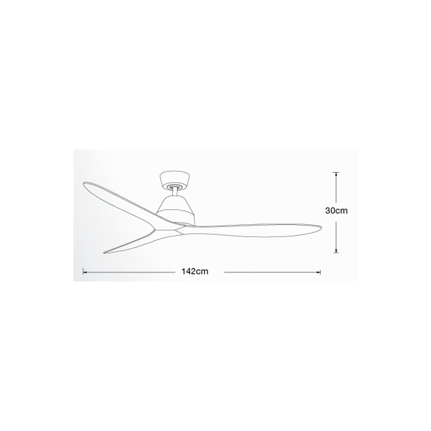 Lucci air 213041 - WHITEHAVEN mennyezeti ventilátor fekete + távirányító