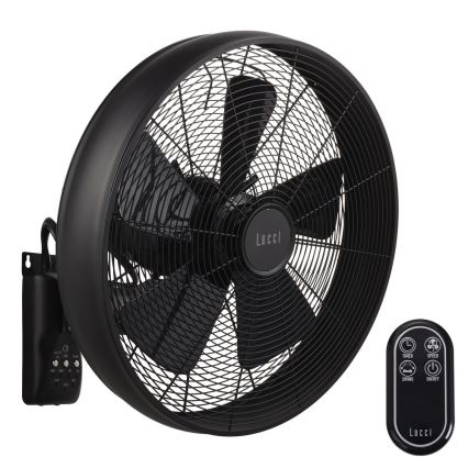 Lucci air 213124 - Távirányító a BREEZE ventilátorokhoz fekete