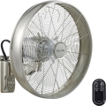 Lucci air 213126 - Fali ventilátor BREEZE 55W/230V matt króm + távirányító