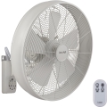 Lucci Air 213128EU - Falra szerelhető ventilátor BREEZE 55W/230V fehér átm. 46 cm + távirányító