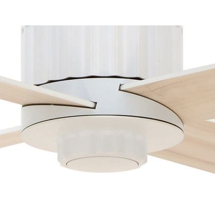 Lucci air 213171 - LED Mennyezeti ventilátor NEWPORT fa/fehér/bézs + távirányítás