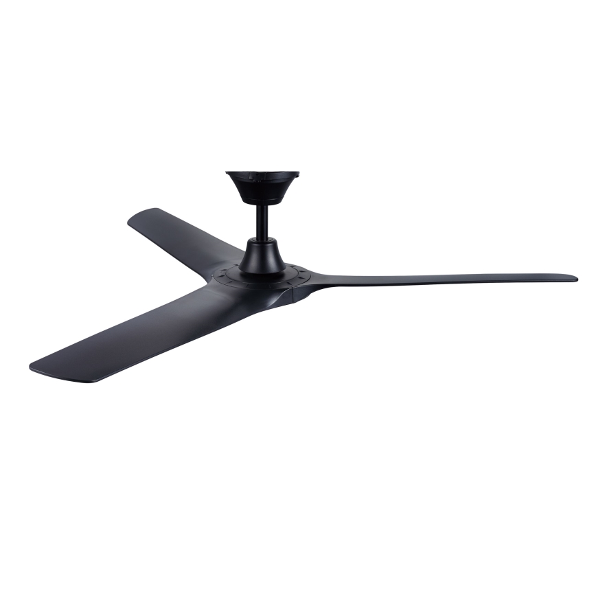 Lucci Air 21321649 - Mennyezeti ventilátor ABYSS átm. 142 cm IP66 fekete + távirányítás