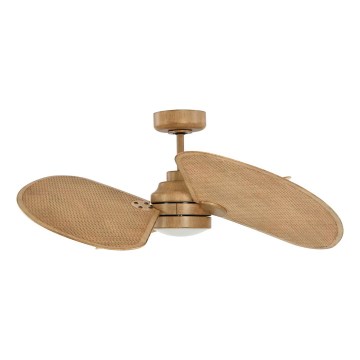 Lucci Air 21325549 - LED dimmelhető mennyezeti ventilátor SABLE 1xGX53/12W/230V 3000/4000/5000K átm. 91,5 cm barna + távirányító