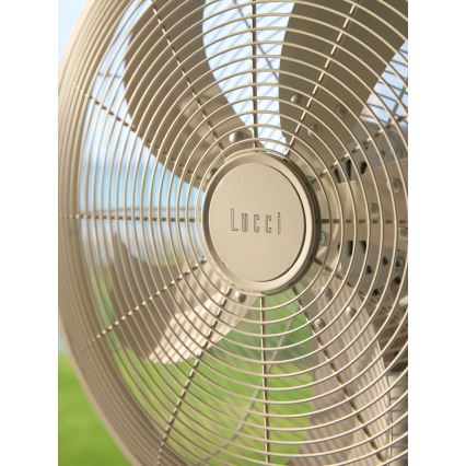 Lucci Air 21326449 - GLIDE álló ventilátor, 36 W / 230 V, 45 cm átmérő, fehér