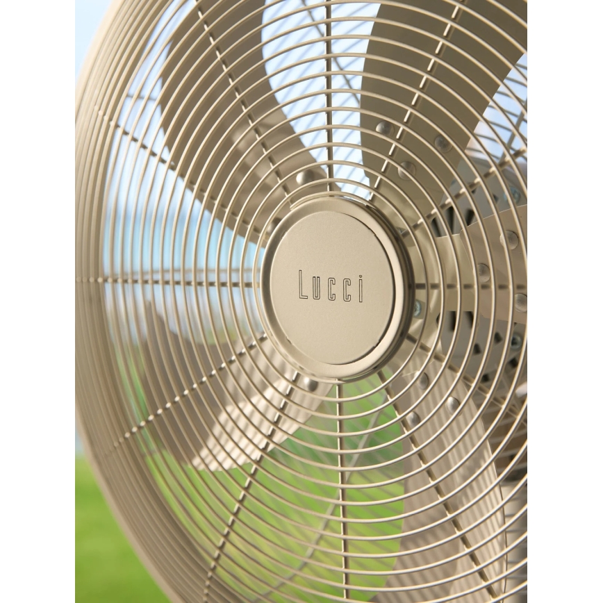 Lucci Air 21326449 - GLIDE álló ventilátor, 36 W / 230 V, 45 cm átmérő, fehér
