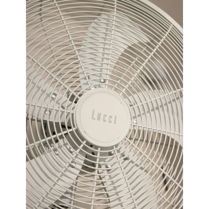 Lucci Air 21326649 - Falra szerelhető ventilátor GLIDE 36W/230V Ø 45 cm fehér + távirányító
