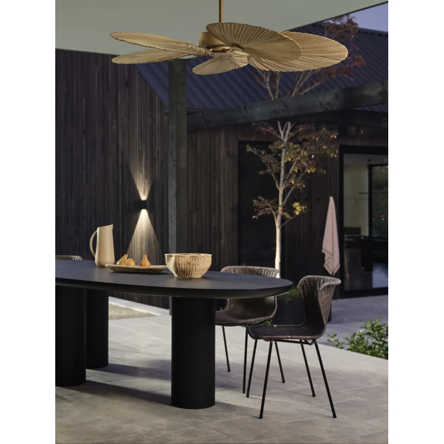 Lucci Air 21326849 - BALI mennyezeti ventilátor, átmérő 132 cm, bézs + távirányítóval